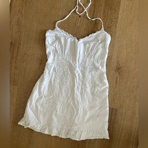 Abercrombie and Fitch white mini dress
